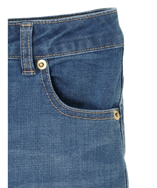 DURAS（デュラス）の「スリット入リストレッチデニムスカート（デニムスカート・レディース・インディゴブルー/ダークインディゴブルー・SMALL/MEDIUM）」の9枚目の写真