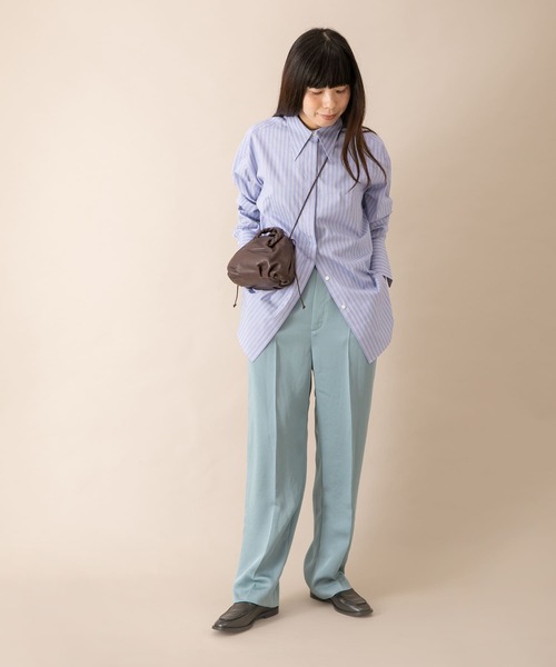 URBAN RESEARCH(アーバンリサーチ)の「トーマスメイソン ワイドカフスシャツ(シャツ/ブラウス・レディース・ホワイト/ブラック/ストライプ・FREE)」の8枚目の写真