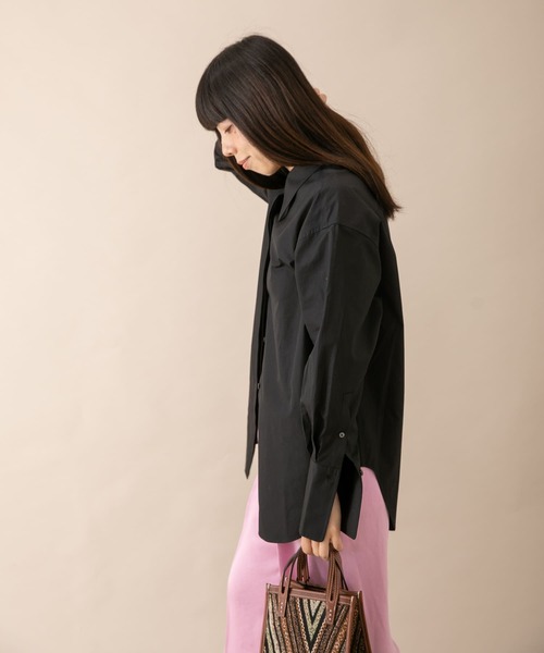 URBAN RESEARCH(アーバンリサーチ)の「トーマスメイソン ワイドカフスシャツ(シャツ/ブラウス・レディース・ホワイト/ブラック/ストライプ・FREE)」の14枚目の写真