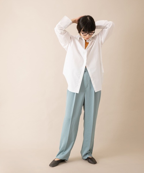 URBAN RESEARCH(アーバンリサーチ)の「トーマスメイソン ワイドカフスシャツ(シャツ/ブラウス・レディース・ホワイト/ブラック/ストライプ・FREE)」の19枚目の写真