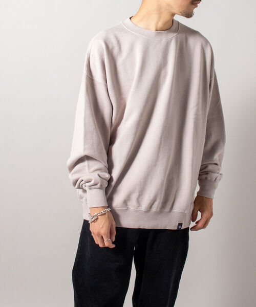 GLOSTER（グロスター）の「【GLOSTER/グロスター】アウトドアプリントスウェット 前面/バックプリント（スウェット・メンズ・ライトグレー/オリーブ/ブルー・MEDIUM/LARGE）」の9枚目の写真