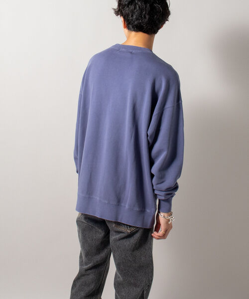 GLOSTER（グロスター）の「【GLOSTER/グロスター】アウトドアプリントスウェット 前面/バックプリント（スウェット・メンズ・ライトグレー/オリーブ/ブルー・MEDIUM/LARGE）」の17枚目の写真