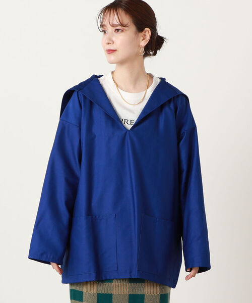 Rie Miller（リエミラー）の「【Newlyn Smock/ニューリンスモック】Vee Sailor Long Sleeve（Tシャツ/カットソー・レディース・ロイヤルブルー/ブルー系その他7・MEDIUM）」の11枚目の写真