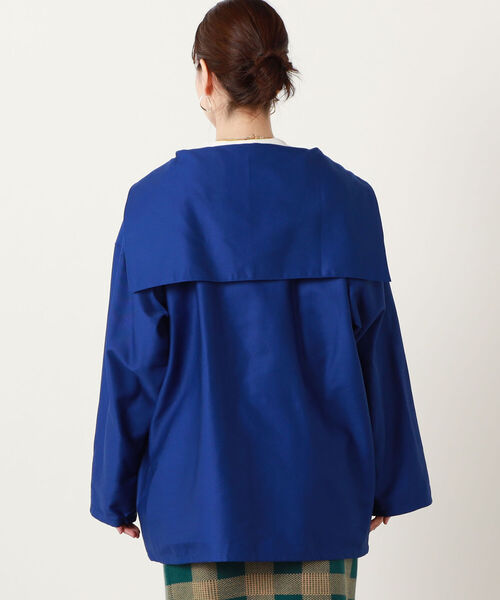 Rie Miller（リエミラー）の「【Newlyn Smock/ニューリンスモック】Vee Sailor Long Sleeve（Tシャツ/カットソー・レディース・ロイヤルブルー/ブルー系その他7・MEDIUM）」の3枚目の写真