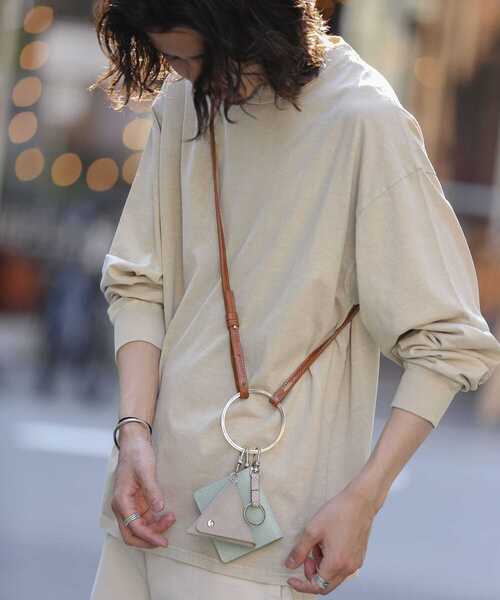 URBAN RESEARCH Sonny Label（アーバンリサーチサニーレーベル）の「ピグメントロングTシャツ（Tシャツ/カットソー・メンズ・オフホワイト/ベージュ/チャコールグレー・MEDIUM/LARGE）」の10枚目の写真