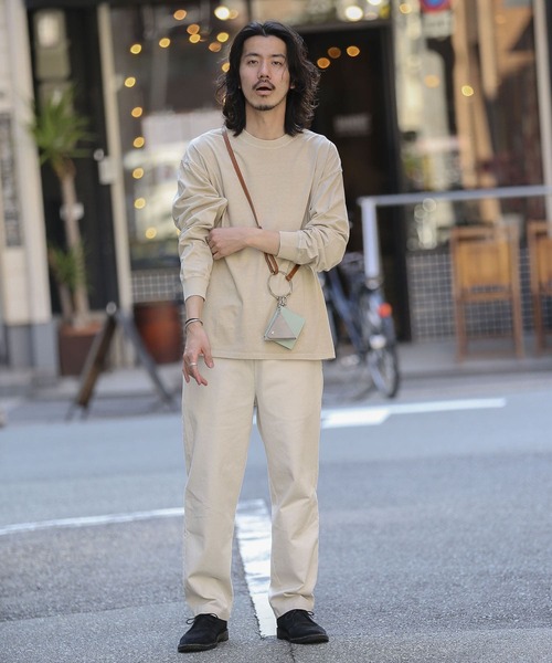 URBAN RESEARCH Sonny Label（アーバンリサーチサニーレーベル）の「ピグメントロングTシャツ（Tシャツ/カットソー・メンズ・オフホワイト/ベージュ/チャコールグレー・MEDIUM/LARGE）」の12枚目の写真