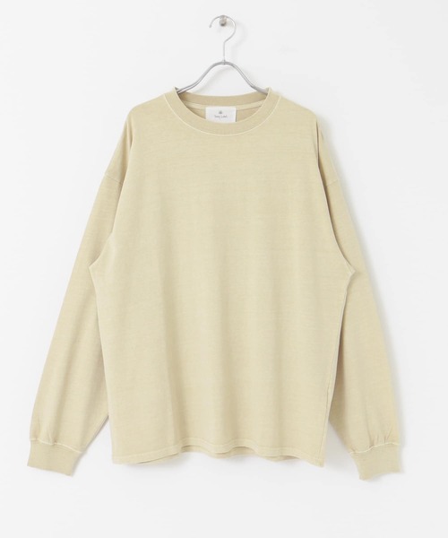 URBAN RESEARCH Sonny Label（アーバンリサーチサニーレーベル）の「ピグメントロングTシャツ（Tシャツ/カットソー・メンズ・オフホワイト/ベージュ/チャコールグレー・MEDIUM/LARGE）」の13枚目の写真