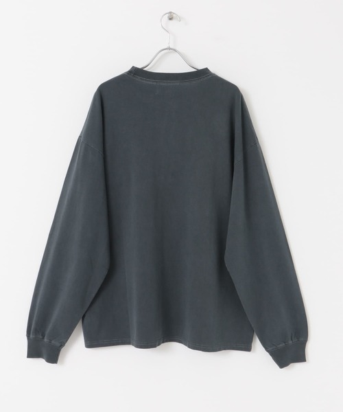 URBAN RESEARCH Sonny Label（アーバンリサーチサニーレーベル）の「ピグメントロングTシャツ（Tシャツ/カットソー・メンズ・オフホワイト/ベージュ/チャコールグレー・MEDIUM/LARGE）」の7枚目の写真