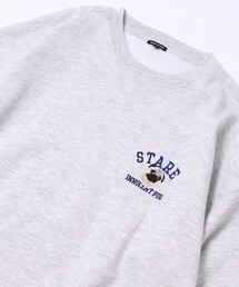 FREAK'S STORE | WEB限定 ビッグシルエット ワンポイント DOG刺繍 クルーネックスウェット(スウェット)