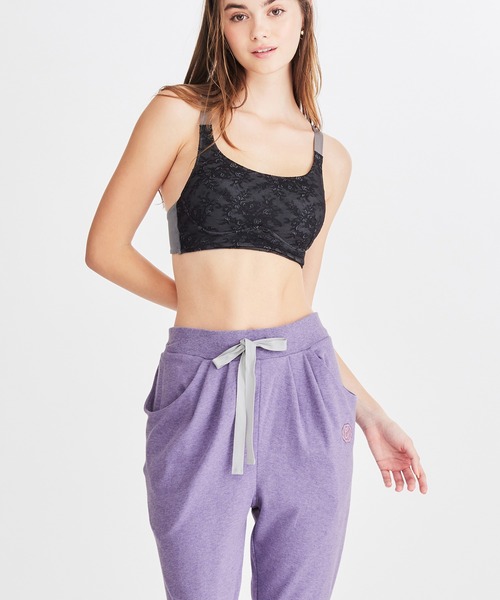 Chut！ INTIMATES（シュットインティメイツ）の「【綿100%】サルエルパンツ (C364)（ルームウェア/パジャマ・レディース・ライトベージュ/パープル・L/M）」の21枚目の写真