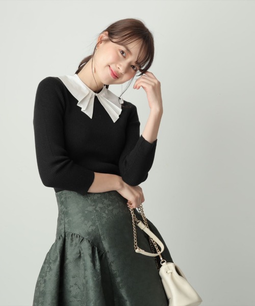 新品タグ付き☆マイストラーダ   マントニット 𝐌𝐲𝐬𝐭𝐫𝐚𝐝𝐚 𝐍𝐄𝐖 𝐖𝐄𝐁𝐀𝐋𝐁𝐔𝐌 古畑星夏さん着用の最新