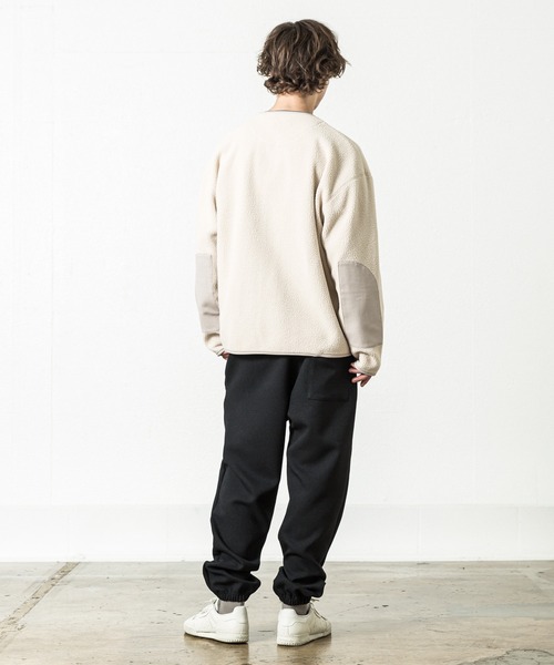 SLICK（スリック）の「ポーラテックフリースパイピングカーディガン（カーディガン/ボレロ・メンズ・ブラック/アイボリー/チャコール・1/2）」の9枚目の写真