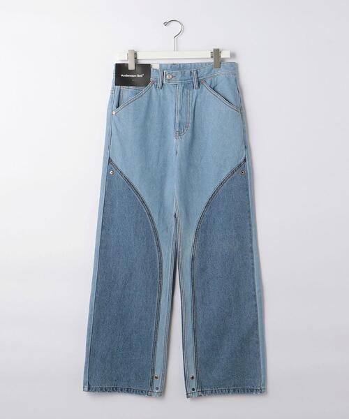 AndersonBell( アンダースンベル)の「<Andersson Bell> PANEL WIDE DNM PT/デニムパンツ(デニムパンツ・メンズ・ライトブルー/ダークグレー・S/M)」の15枚目の写真