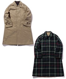 【びー】Kinloch Anderson チェック柄　リバーシブルコート ear PAPILLONNER（イアパピヨネ）の「【Kinloch Anderson(キン