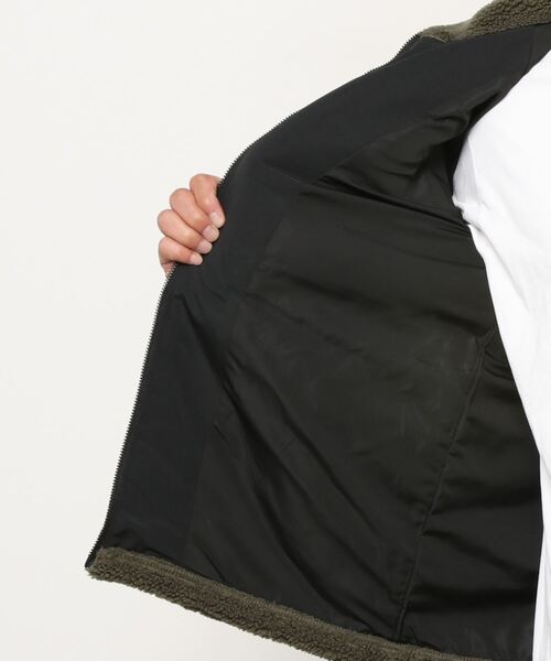 RUDIE'S（ルーディーズ）の「SLICK FLEECE JACKET（ブルゾン・メンズ・カーキ系/ブラック×ベージュ・L/XL/M）」の14枚目の写真