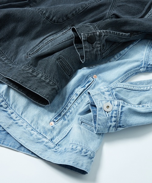 Dulcamara(ドゥルカマラ)の「BigデニムJK-A -DENIM-(デニムジャケット・メンズ・ライトインディゴブルー・1/0)」の9枚目の写真