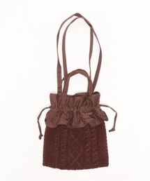 Samantha Thavasa Petit Choice | 『テディベアコレクション』ニットトートバッグ(ハンドバッグ)