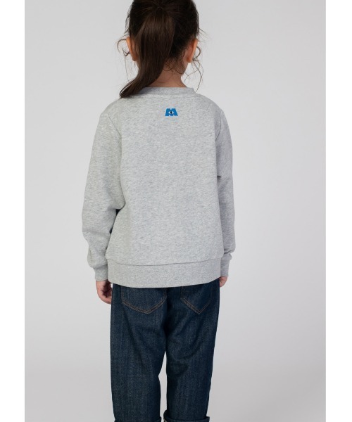 Design Tshirts Store graniph（デザイン　ティーシャツ　ストア　グラニフ）の「マイク＆リトルマイキー(モンスターズ)｜キッズスウェット（スウェット・キッズ・ベージュ系その他・100/110/120/130/140）」の6枚目の写真