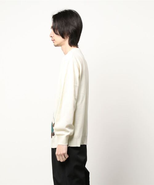 チチカカ(チチカカ)の「【ユニセックス】おじさんニットプルオーバー(ニット/セーター・メンズ・アイボリー/カラフル・MEDIUM/LARGE)」の14枚目の写真