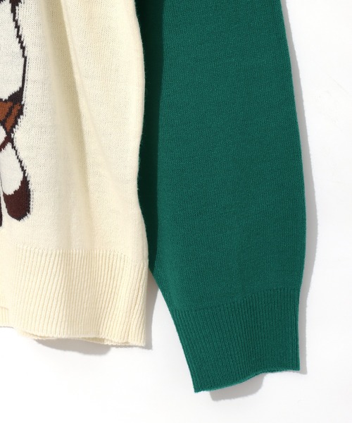 チチカカ(チチカカ)の「【ユニセックス】おじさんニットプルオーバー(ニット/セーター・メンズ・アイボリー/カラフル・MEDIUM/LARGE)」の10枚目の写真