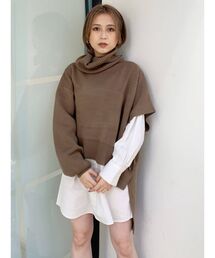 MURUA | オフタートルレイヤードシャツワンピース(ワンピース)