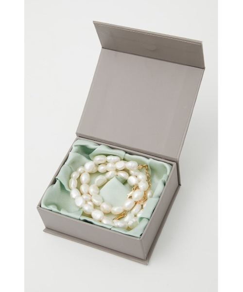 SLY(スライ)の「R/C PEARL NECKLACE パール ネックレス(ネックレス・レディース・ホワイト・FREE)」の9枚目の写真