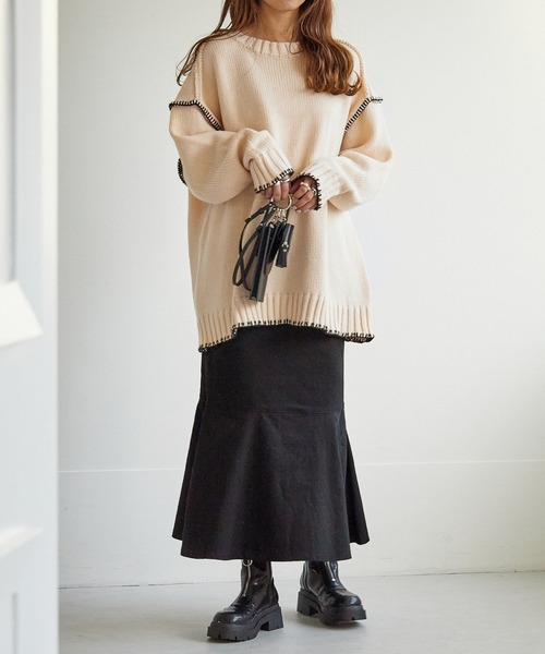 Heather(ヘザー)の「センターZIPブーツ 259474(ブーツ・レディース・ブラック/アイボリー・M/L)」の8枚目の写真