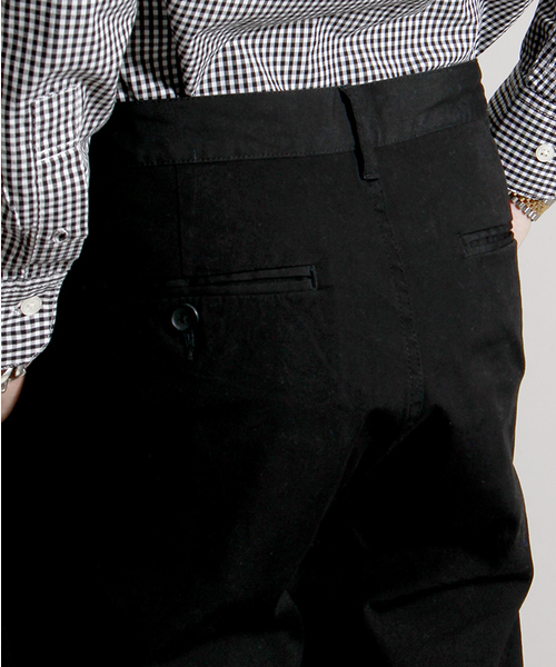 WEGO（ウィゴー）の「WEGO/ストレッチアンクルトラウザー（その他パンツ・メンズ・ブラック/ブラック系その他/その他1/ホワイト/グレー・MEDIUM/LARGE）」の11枚目の写真