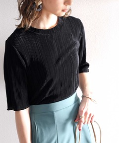 IENA スカシフラットカラーニット ポロニット 新品未使用 セール】スカシフラットカラーニット（ニット/セーター）｜IENA