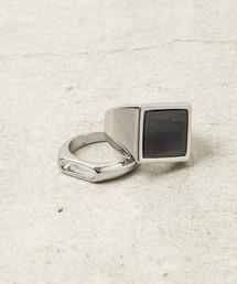 WEGO | WEGO/【2点セット】シグネットリング(リング)