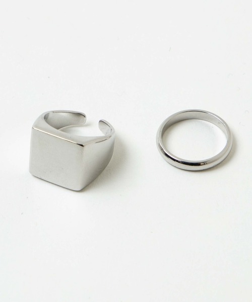 WEGO（ウィゴー）の「WEGO/【2点セット】シグネットリング（リング・メンズ・その他3/その他2/その他4/その他1/その他7/その他6/その他5・FREE）」の11枚目の写真