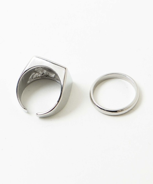 WEGO（ウィゴー）の「WEGO/【2点セット】シグネットリング（リング・メンズ・その他3/その他2/その他4/その他1/その他7/その他6/その他5・FREE）」の13枚目の写真