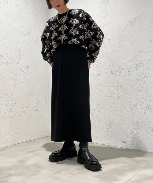 セール】ダマスク柄ニット【ZOZOTOWN限定アイテム】（ニット/セーター