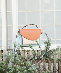 LOWELL things | Reles/レザーツイストショルダーBAGフラップミニBAG(トートバッグ)