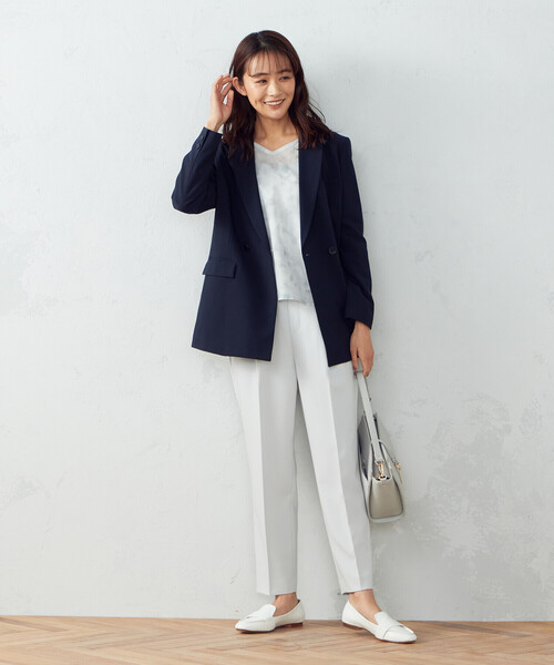 COMME CA ISM（コムサイズム）の「ダブル　テーラードジャケット（テーラードジャケット・レディース・ネイビー/キャメル・SMALL/MEDIUM/LARGE）」の19枚目の写真