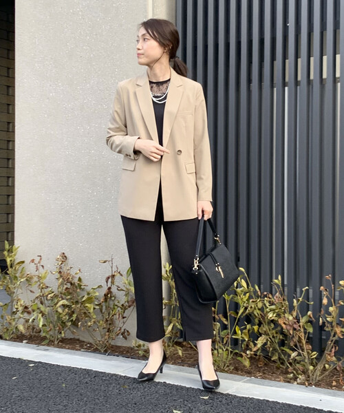 COMME CA ISM（コムサイズム）の「ダブル　テーラードジャケット（テーラードジャケット・レディース・ネイビー/キャメル・SMALL/MEDIUM/LARGE）」の21枚目の写真