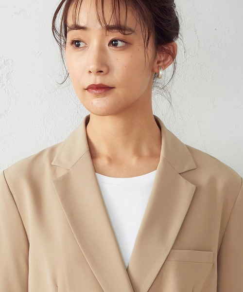 COMME CA ISM（コムサイズム）の「ダブル　テーラードジャケット（テーラードジャケット・レディース・ネイビー/キャメル・SMALL/MEDIUM/LARGE）」の14枚目の写真
