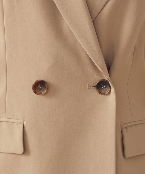 COMME CA ISM（コムサイズム）の「ダブル　テーラードジャケット（テーラードジャケット・レディース・ネイビー/キャメル・SMALL/MEDIUM/LARGE）」の4枚目の写真