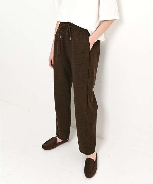 me+em select（ミームセレクト）の「美シルエットワイルドパンツ（その他パンツ・レディース・ブラック/ベージュ/ブラウン・FREE）」の22枚目の写真