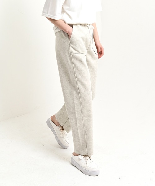 me+em select（ミームセレクト）の「美シルエットワイルドパンツ（その他パンツ・レディース・ブラック/ベージュ/ブラウン・FREE）」の7枚目の写真