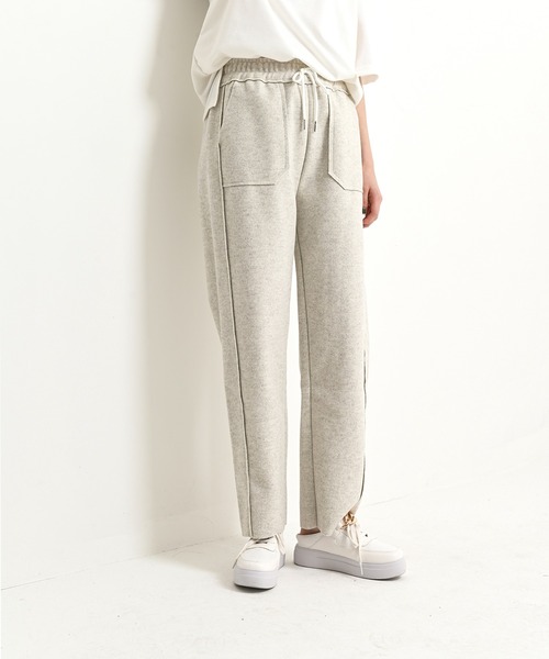 me+em select（ミームセレクト）の「美シルエットワイルドパンツ（その他パンツ・レディース・ブラック/ベージュ/ブラウン・FREE）」の8枚目の写真