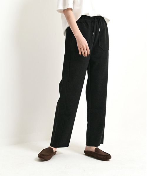 me+em select（ミームセレクト）の「美シルエットワイルドパンツ（その他パンツ・レディース・ブラック/ベージュ/ブラウン・FREE）」の13枚目の写真