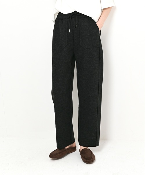 me+em select（ミームセレクト）の「美シルエットワイルドパンツ（その他パンツ・レディース・ブラック/ベージュ/ブラウン・FREE）」の16枚目の写真