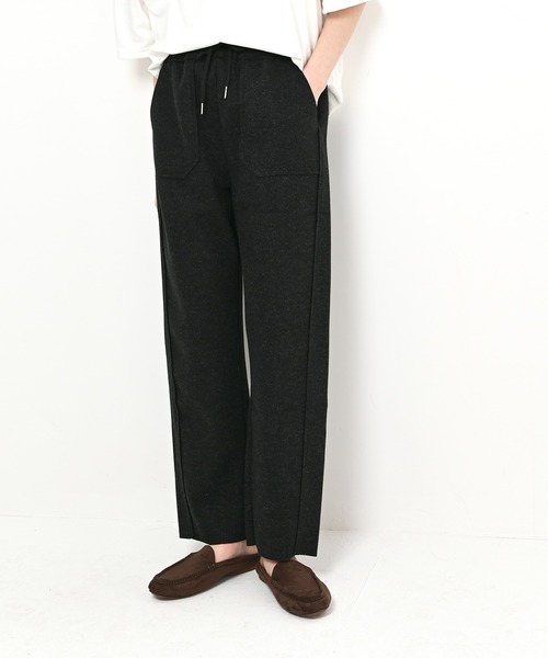 me+em select（ミームセレクト）の「美シルエットワイルドパンツ（その他パンツ・レディース・ブラック/ベージュ/ブラウン・FREE）」の17枚目の写真