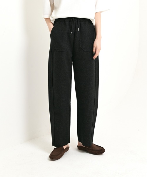 me+em select（ミームセレクト）の「美シルエットワイルドパンツ（その他パンツ・レディース・ブラック/ベージュ/ブラウン・FREE）」の18枚目の写真