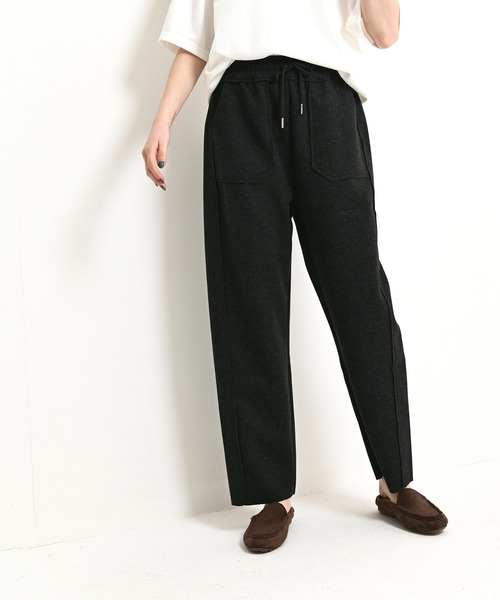 me+em select（ミームセレクト）の「美シルエットワイルドパンツ（その他パンツ・レディース・ブラック/ベージュ/ブラウン・FREE）」の19枚目の写真