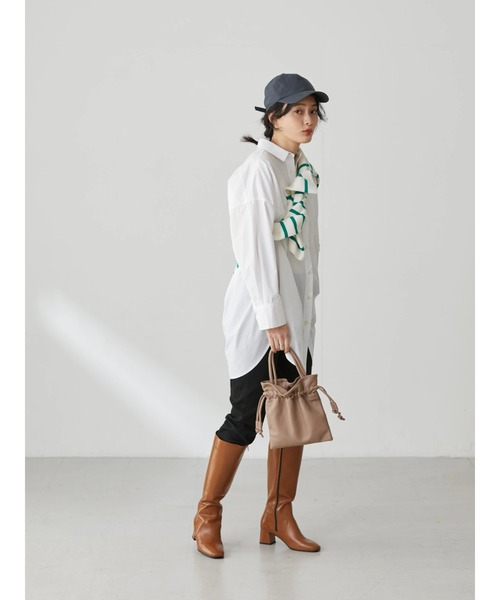 AMERICAN HOLIC(アメリカンホリック)の「イージーケアスリーブデザインシャツチュニック(シャツ/ブラウス・レディース・オフホワイト/オレンジ/マルチ/ホワイト系その他6/グリーン系その他3・M/L)」の19枚目の写真