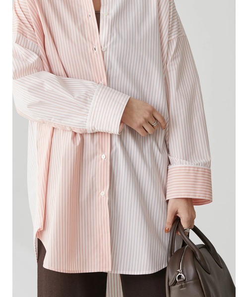 AMERICAN HOLIC(アメリカンホリック)の「イージーケアスリーブデザインシャツチュニック(シャツ/ブラウス・レディース・オフホワイト/オレンジ/マルチ/ホワイト系その他6/グリーン系その他3・M/L)」の21枚目の写真