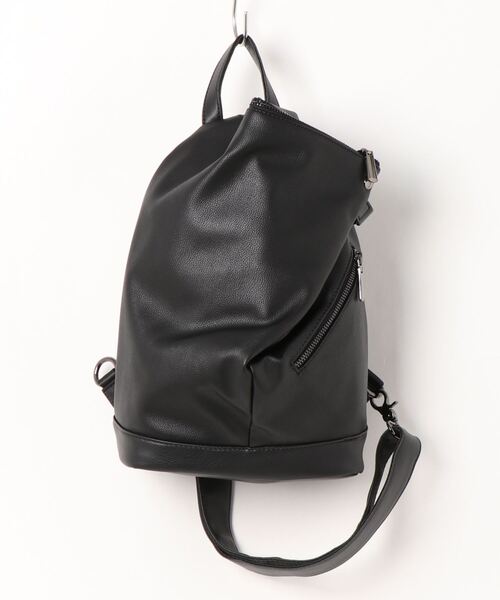 semantic design（セマンティックデザイン）の「セマンティックデザイン/semantic design アシンメトリー変形 ボディーバッグ（ボディバッグ/ウエストポーチ・メンズ・ブラウン/ブラック・FREE）」の11枚目の写真