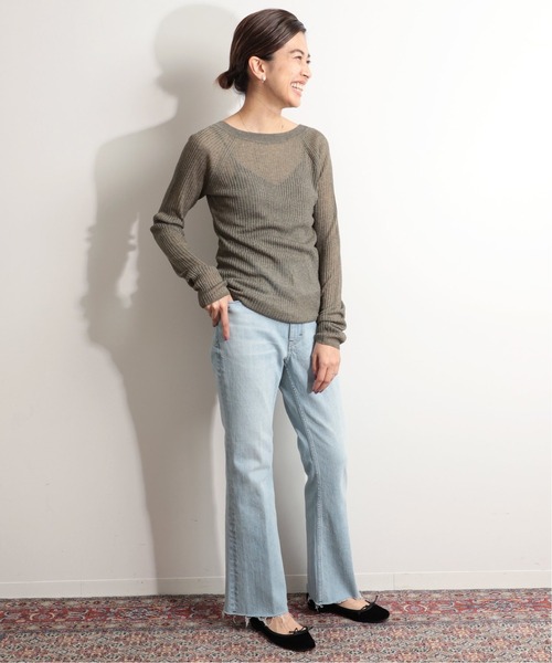 IENA - IENA LA BOUCLE Galaxy ラウンドネックプルオーバー IENA LA BOUCLE Galaxy ラウンドネックプルオーバー IENA LA BOUCLE